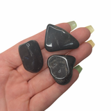 Black Onyx Tumble, Tumbled Black Onyx, Healing Black Onyx, Smooth Black Onyx Tumbled Stone, T-167