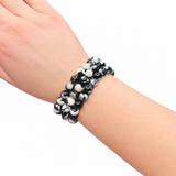 Orca Agate Bracelet - Orca Agate Bracelet - 8mm Orca Agate Bracelet - High Quality