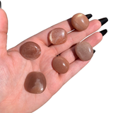 Gemstone Coin - Mini Crystal Worry Stone - Pocket Stone