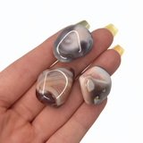 Pink Botswana Agate, Tumbled Pink Botswana, Botswana Agate