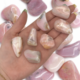 Pink Opal Tumble, Tumbled Pink Opal, Pink Opal Pocket Stone