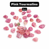 GEM JAR Natural Pink Tourmaline from Brazil - Several pcs 3-6pcs Pink Tourmaline Rough