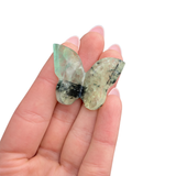 Mini 3D Gemstone Butterfly - Natural Crystal Butterfly - Small Gemstone Butterfly Carving