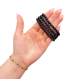 Purpurite Bracelet - Flashy Purpurite Bracelet - 6mm Purpurite Bracelet - High Quality