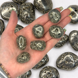 Tumbled Pyrite, Polished Pyrite, Healing Pyrite Stone