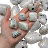 Rainbow Moonstone, Tumbled Rainbow Moonstone, Flashy Rainbow Moonstone