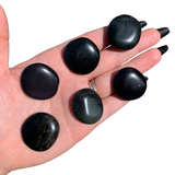 Gemstone Coin - Mini Crystal Worry Stone - Pocket Stone
