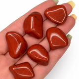 Red Jasper Tumble, Tumbled Red Jasper, Pocket Red Jasper