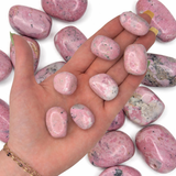 Rhodonite Tumbled Stone, Peru Rhodonite, Tumbled Rhodonite, Healing Rhodonite