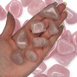Tumbled Rose Quartz, Rose Quartz Pocket Stone, Healing Rose Quartz