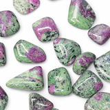 Ruby Zoisite, Ruby in Zoisite Tumbled Stone, Tumbled Ruby Zoisite, Zoisite Ruby