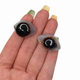 Eye of Shiva Stone, Sardonyx Shiva Eye, Shiva's Eye, Eye of Shiva Protection Stone
