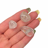 Silver Topaz Tumble, Tumbled Silver Topaz, Pocket Topaz, Silver Topaz, Healing Topaz