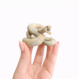 Gemstone Snake Carving - Realistic Snake Carving - Natural Crystal Snake Carving