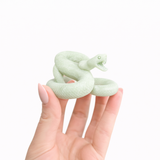 Gemstone Snake Carving - Realistic Snake Carving - Natural Crystal Snake Carving