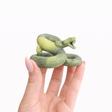 Gemstone Snake Carving - Realistic Snake Carving - Natural Crystal Snake Carving