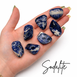 Sodalite Tumble, Tumbled Sodalite, Pocket Sodalite, Healing Stone