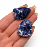 Sodalite Tumble, Tumbled Sodalite, Pocket Sodalite, Healing Stone