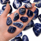 Sodalite Tumble, Tumbled Sodalite, Pocket Sodalite, Healing Stone