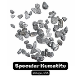 GEM JAR Specular Hematite - Several pcs - Natural Specularite from Michigan