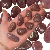 Tumbled Strawberry Quartz, Polished Strawberry Quartz, Natural Strawberry Quartz, Strawberry Quartz Tumble, P-157