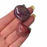 Tumbled Strawberry Quartz, Polished Strawberry Quartz, Natural Strawberry Quartz, Strawberry Quartz Tumble, P-157