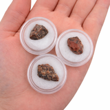 THREE Triplite Specimens from Pakistan - 3pcs Triplite Crystal - Red/Orange Triplite