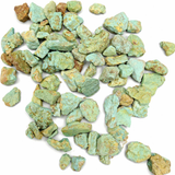 THREE Natural Turquoise Stones - Mexico - Genuine Turquoise Small Crystal