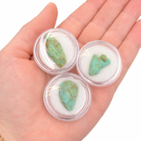 THREE Natural Turquoise Stones - Mexico - Genuine Turquoise Small Crystal