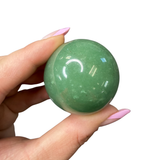 Small Green Aventurine Sphere - 1.5" Diameter Aventurine Sphere - Polished Green Aventurine