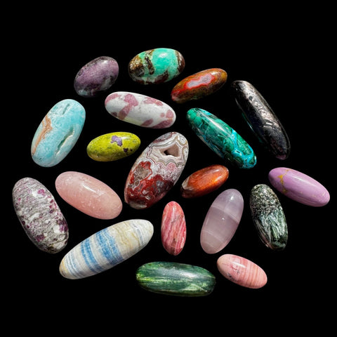 Natural Crystal Shiva Lingam - Gemstone Shiva Lingam Shape - Over 120 Varieties - Listing #1
