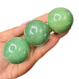Small Green Aventurine Sphere - 1.5" Diameter Aventurine Sphere - Polished Green Aventurine