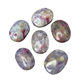 Unicorn Stone Palm Stone - Pink Tourmaline in Lepidolite Palm - Polished Pink Tourmaline Palm