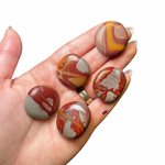 Gemstone Coin - Mini Crystal Worry Stone - Pocket Stone