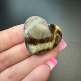 25g Septarian Heart Cabochons, Bulk or Wholesale Septarian Heart Cabochons, Septarian Heart Cabochon