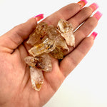 UV Reactive Petroleum Quartz, Natural and Rare Petroleum Quartz, Oil Trapped Quartz, Pocket Sized Petroleum Quartz, B-59