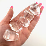 Super Clear Quartz Mini Free Form, Clear Quartz Cut Shape, Natural Clear Quartz Pocket Stone, A-37