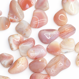 Apricot Agate, Tumbled Apricot Agate, Apricot Agate Pocket Stone