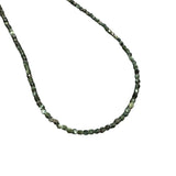 3mm Faceted Gemstone Necklace, Dainty Crystal Necklace, Natural Gemstone Necklace, Facet Gemstone Necklace