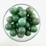 22mm Green Aventurine Sphere, Aventurine Mini Sphere, Small Aventurine Sphere, A-43