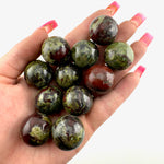 22mm Dragonsblood Jasper Sphere, Dragonsblood Mini Sphere, Small Dragonsblood Sphere, A-47