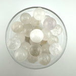 22mm Clear Quartz Sphere, Quartz Mini Sphere, Small Quartz Sphere, A-39