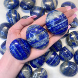 Lapis Lazuli Palm Stone, Polished Lapis Palm, Healing Lapis Palm Stone, Natural Lapis Lazuli