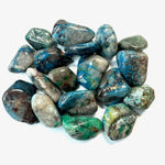 XL Chrysocolla Tumbled Stone, Chrysocolla with Quartz, Chrysocolla and Shattuckite, XL Chrysocolla, T-15-1