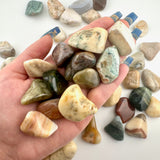 CLOSEOUT Saturan Chalcedony Tumbled Stone, Tumbled Saturn Chalcedony, Saturn Chalcedony Tumble, Low Quality, P-59