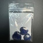 25g Lapis Lazuli Heart Cabochons, Bulk or Wholesale Lapis Lazuli Heart Cabochons, Lapis Lazuli Heart Cabochon