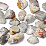 Crazy Lace Agate, Tumbled Crazy Lace, Pattern Crazy Lace, Healing Crazy Lace