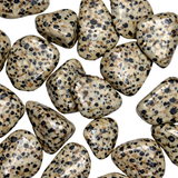 Dalmatian Stone, Tumbled Dalmatian Stone, Dalmatian Jasper, Healing Dalmatian Jasper