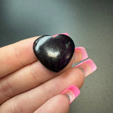 25g Purpurite Heart Cabochons, Bulk or Wholesale Purpurite Heart Cabochons, Purpurite Heart Cabochon