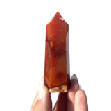 Carnelian Gemstone Point, Carnelian Tower, Polished Carnelian Point, Carnelian Obelisk